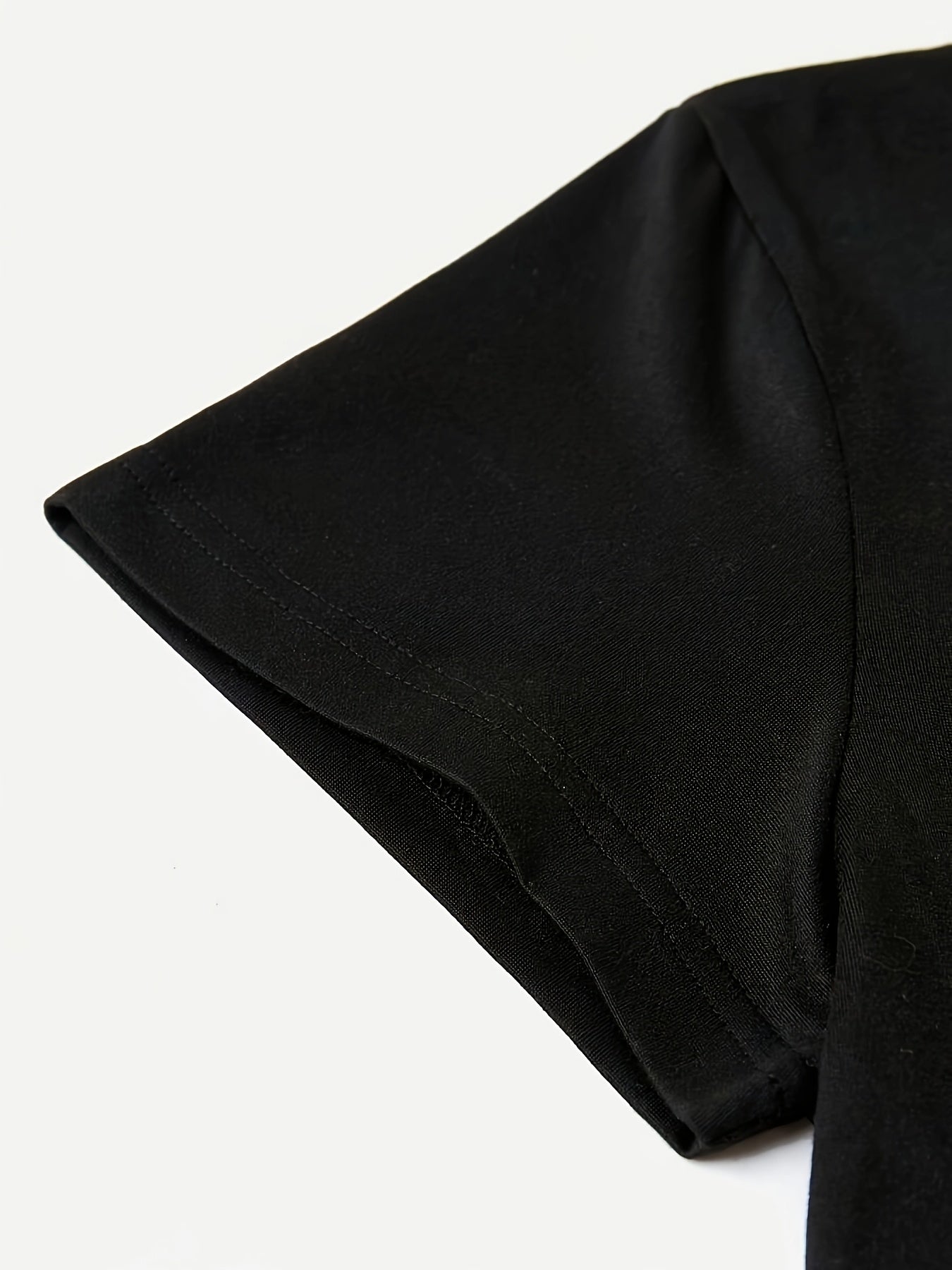 1pc Mother'S Day Rose Graphic T-Shirt - Black Polyester Knit, Vibrant Red Rose with Butterflies Design, Perfect for Spring & Summer, Casual All-Season Top, Machine Washable, Casual Wear | Floral Print Shirt | Polyester Fabric