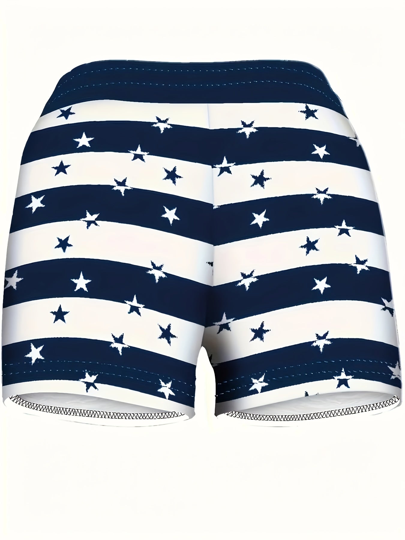 New European And American Spring And Summer Printed Drawstring Casual Sports Shorts