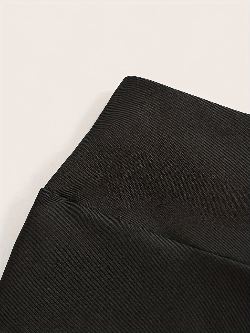 Women's High-Waisted Stretchy Casual Shorts with Butterfly Print - Black & Beige, Machine Washable, Spring Summer Fall Versatile Wear